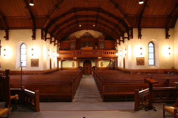 Fil:Årstad kirke Kirkerom bakre 1.jpg