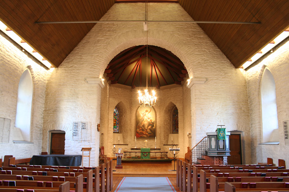 Fil:Birkeland kirke, Nesttun Koråpning 1.jpg