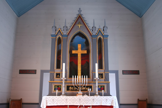 Fil:Fjæra kapell Altertavle.jpg