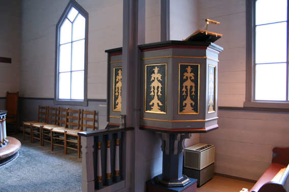 Fil:Fjæra kapell Prekestol 1.jpg