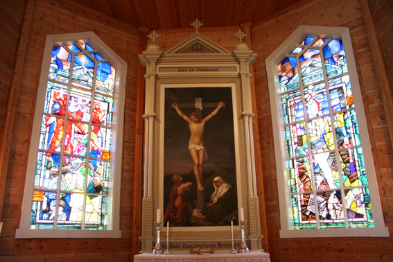 Fil:Hordabø kyrkje Altertavle 1.jpg