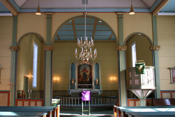 Fil:Meland kyrkje Koråpning.jpg