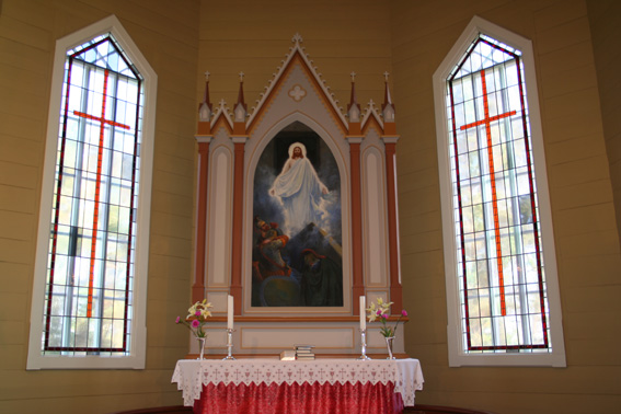 Fil:Moster kyrkje Alterparti.jpg