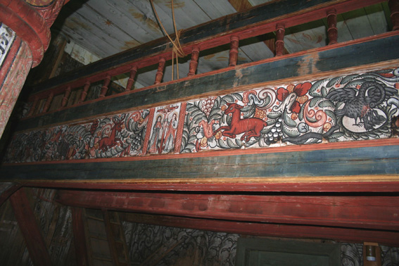 Fil:Nore stavkirke Maleri på galleri 2.jpg