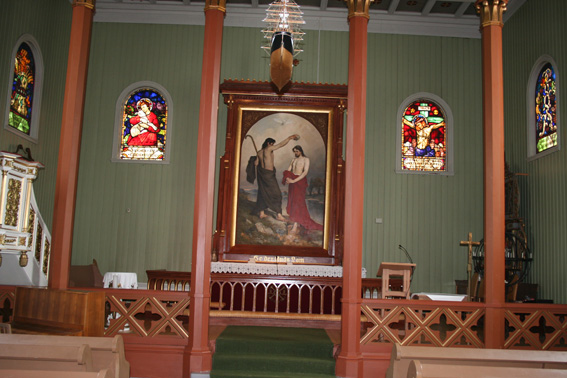 Fil:Olberg kirke, Krødsherad Koret.jpg