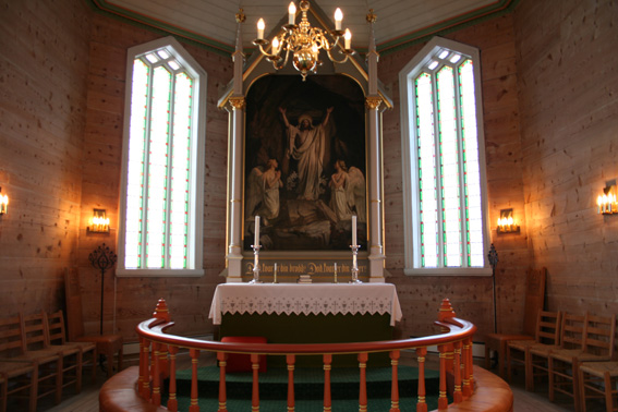 Fil:Sæbø kyrkje Altertavle 1.jpg