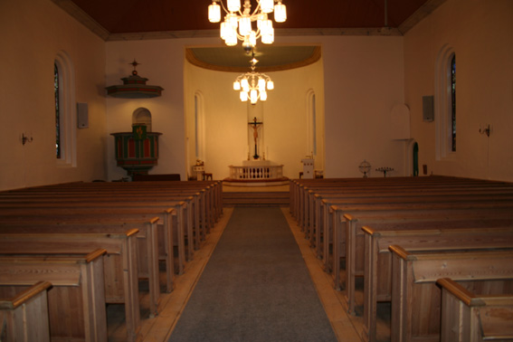 Fil:Salhus kirke Kirkerom fremre 2.jpg