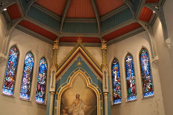 Fil:Vestby kirke Vindusmalei 1.jpg