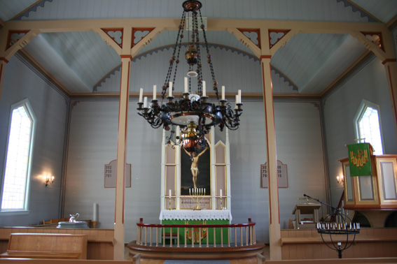 Fil:Vike kyrkje, Lindås Koråpning.jpg