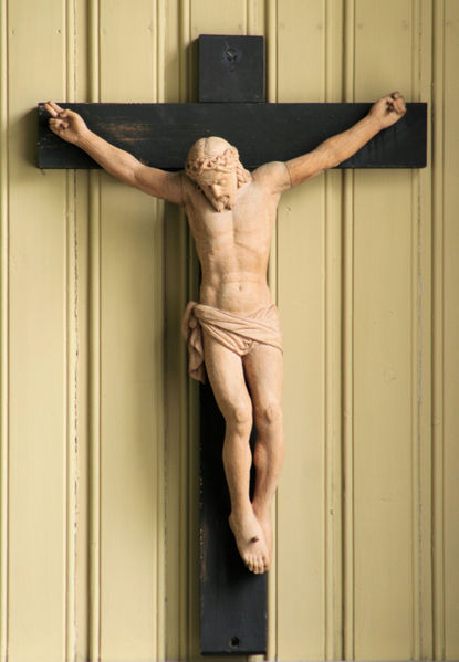 Fil:Årdal kyrkje, altarkrusifiks, AMH 2009.jpg