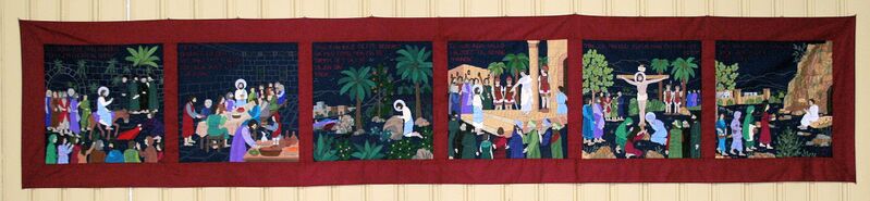 Fil:Årdal kyrkje, påsketekstil, AMH 2009.jpg