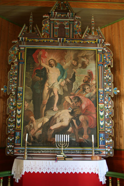 Fil:Ølve kyrkje Altertavle.jpg