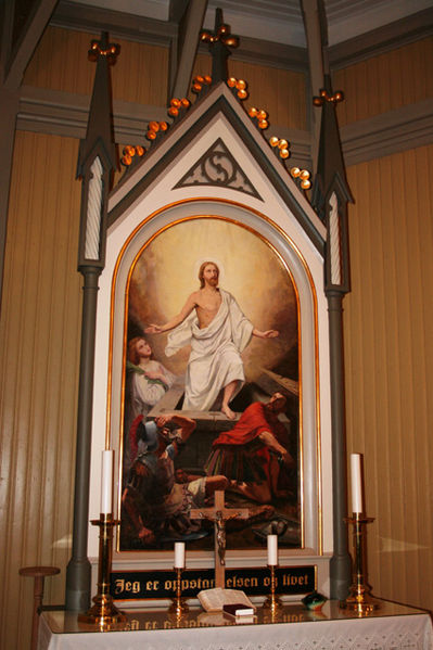 Fil:Øymark kirke Alterbildet.jpg