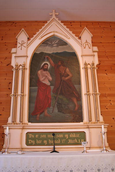 Fil:Bekkjarvik kyrkje Altertavle 2.jpg
