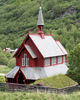 Borgund kyrkje sett frå sørvest, AMH 2009.jpg