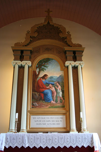 Fil:Bruvik kyrkje Altertavle.jpg