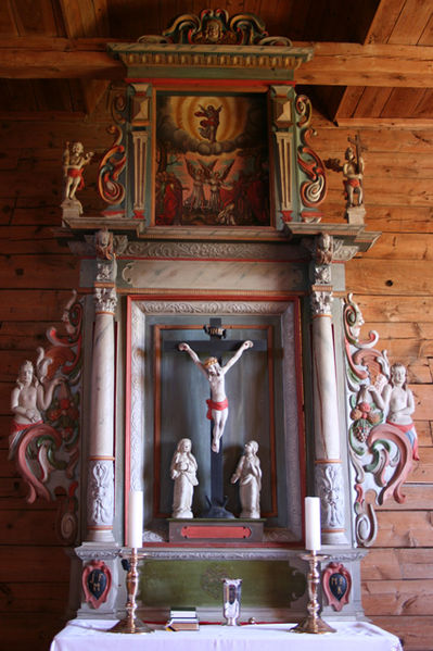 Fil:Eid kyrkje, Kvinnherad Altertavle.jpg