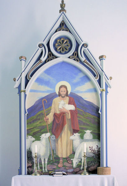Fil:Eksingedalen, altartavle, AMH 2008.jpg