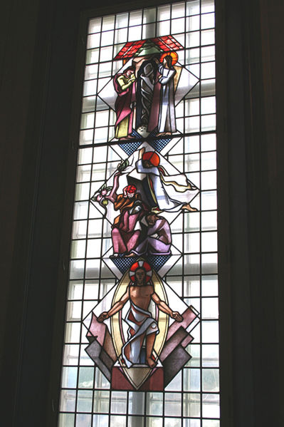 Fil:Feiring kirke Vindus maleri 1.jpg