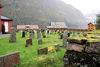 Fjærland, kyrkjegarden vest og sør for kyrkja, AMH 2009.jpg