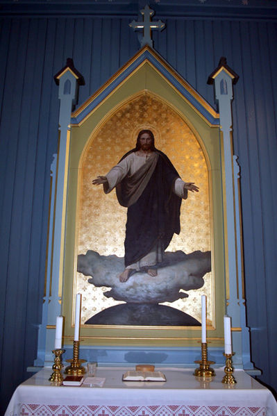Fil:Garder kirke Alterbilde.jpg