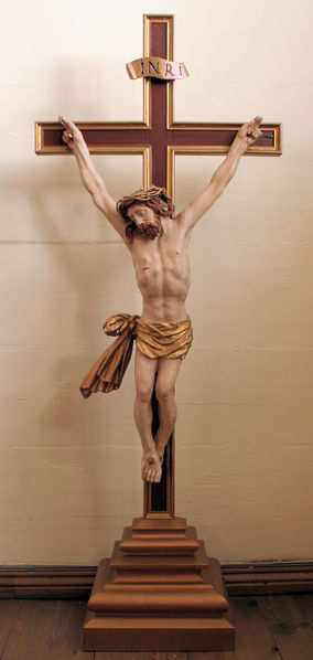 Fil:Hafslo kyrkje, altarkrusifiks, AMH 2010.jpg