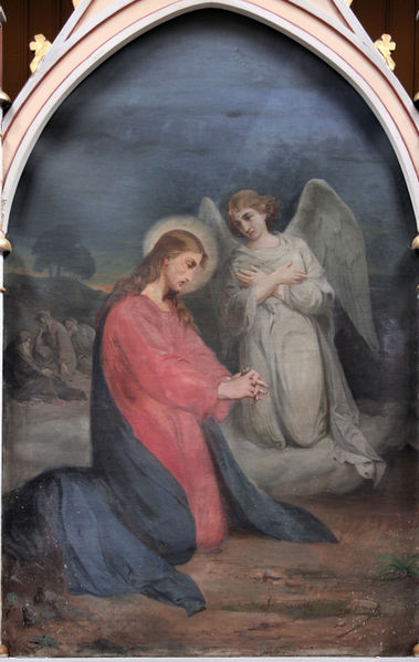 Fil:Hauge kyrkje, altartavlemåleri, AMH 2009.jpg