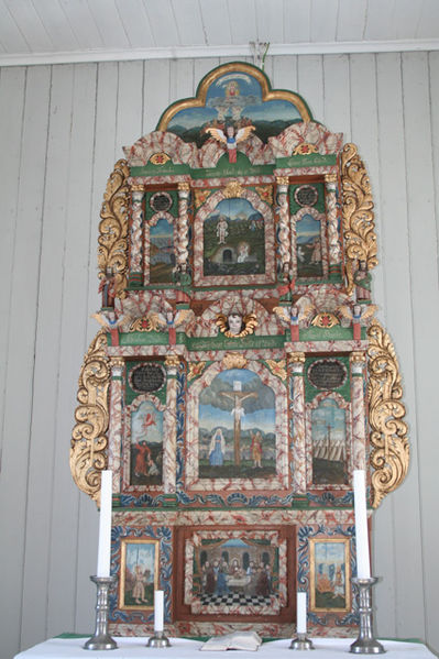 Fil:Heni kirke, Gjerdrum Alterbilde.jpg