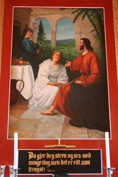 Fil:Hundvin kyrkje Alterbilde.jpg