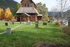 Kaupanger, kyrkjegarden sørvest for kyrkja, AMH 2009