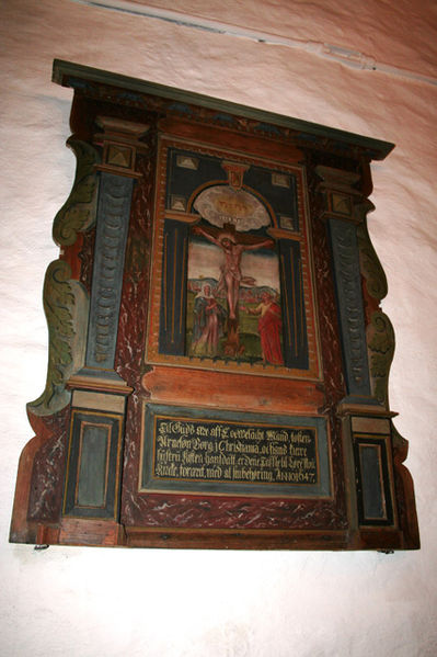 Fil:Lørenskog kirke Tavle.jpg