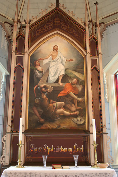 Fil:Lygra kyrkje Altertavle 1.jpg