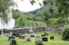 Norum kyrkje, den gamle kyrkjegarden , nordvestre hjørne, AMH 2009.jpg