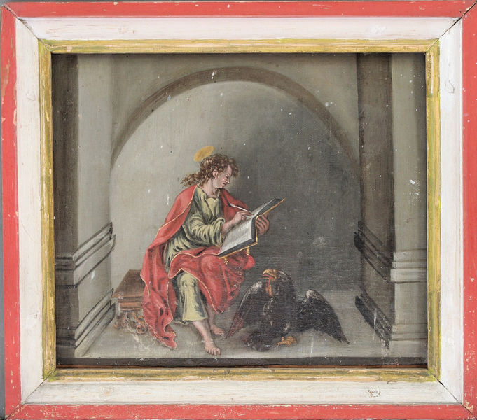 Fil:Odda kyrkje, altartavle, Johannes, AMH 2008.jpg