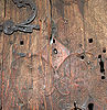 Odda ma-kyrkje, dør, detalj 1, AMH 2008