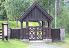 Skare kyrkje, inngangsporten sett frå nord, AMH 2008