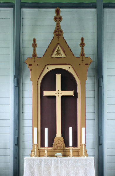 Fil:Solvorn, den gamle altartavla, AMH 2008.jpg