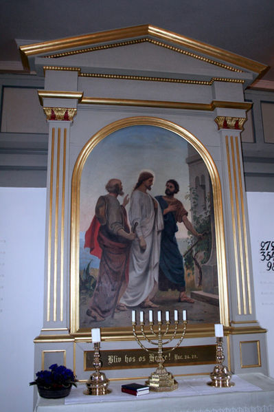 Fil:Spydeberg kirke Alterbilde.jpg