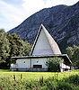 Tyssedal kyrkje, nordfasade 1 AMH 2008