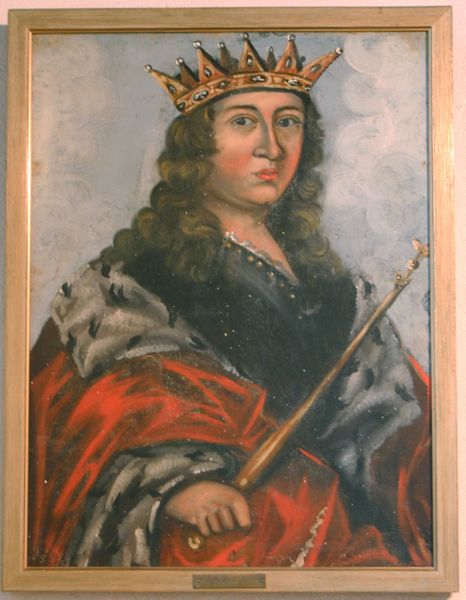 Fil:Ullensvang, måleri Christian 3. AMH 2005.jpg