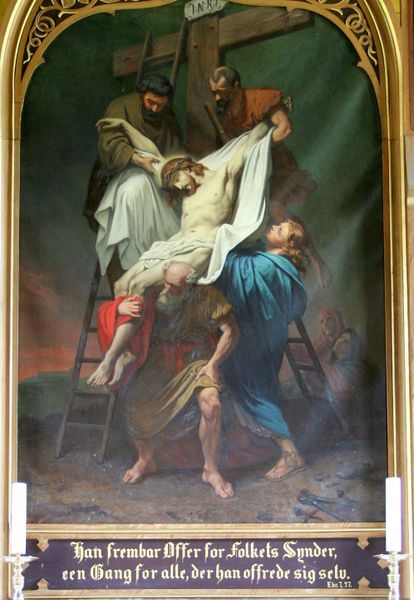 Fil:Ulvik, altartavla måleri, AMH 2006.jpg