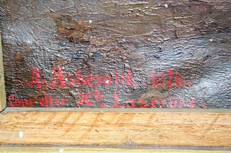 Fil:Ulvik, altartavla signatur, AMH 2006.jpg