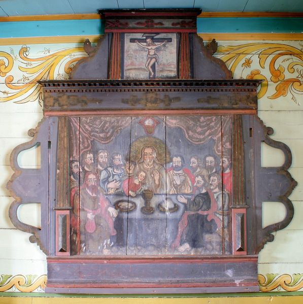 Fil:Ulvik, altartavle 1600-talet, AMH 2006.jpg