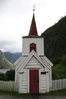 Undredal kyrkje, vestfasade, AMH 2011