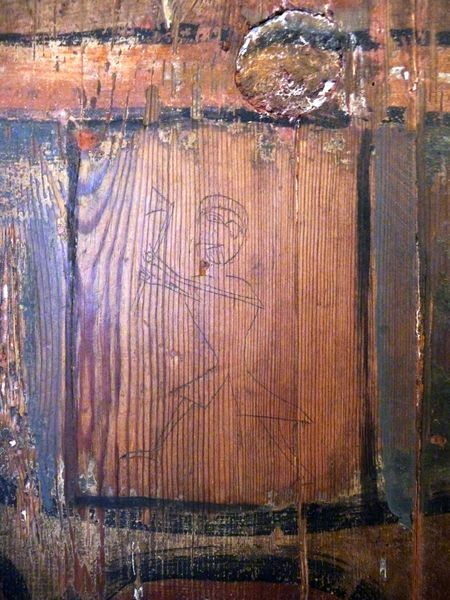 Fil:Undredal kyrkje grafitti sørvegg EA 2011.jpg