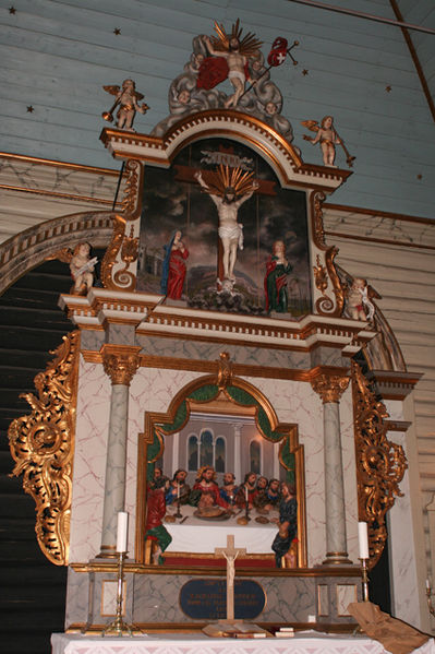Fil:Vår Frelsers kirke, Drøbak Alterbildet.jpg