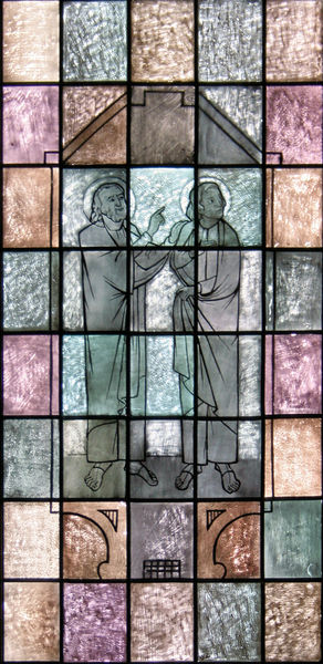 Fil:Vaksdal kyrkje, glasmåleri a, AMH 2008.jpg