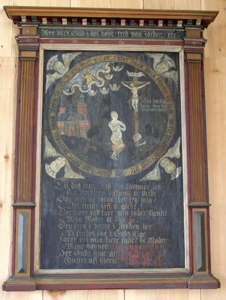 Fil:Vikøy kyrkje, epitafium, AMH 2007.jpg