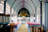 Vik kyrkje, interiør mot vest, AMH 2012