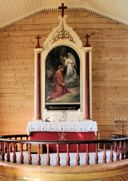 Fil:Vinje, altarpartiet, AMH 2007.jpg